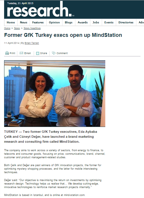 Founding news of MindStation is in world press